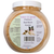 Photograph of a jar of Britten & James Premium Beef Bone Broth Powder, a light tan coloured powder. The product label is on the front.
