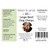 A label for Britten & James 20 Large Beef Dog Chews, featuring a picture of a happy dog and product information. The label includes ingredients, feeding guide, and contact details.