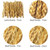 Photographs of thick lamb braids, thick beef braids, thin beef braids and short beef braids