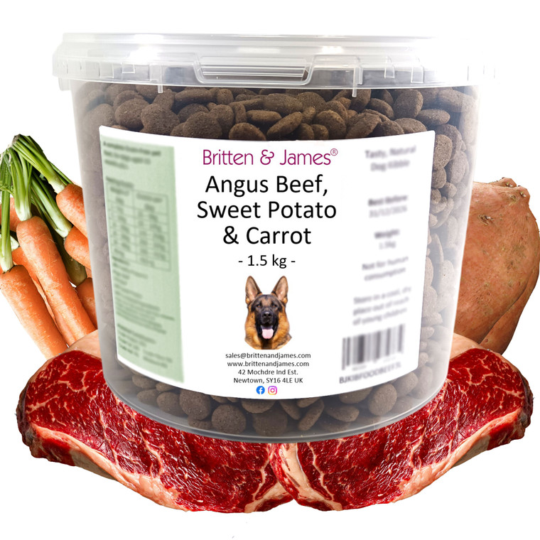 Complete Grain-Free Dog Food - Angus Beef, Sweet Potato & Carrot - 1.5kg