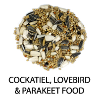 COCKATIEL, LOVEBIRD & PARAKEET FOOD