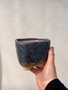 Jerry Garner High-Fired Handmade Pot - ~4.75"x4.75"x3.75" JG - 2