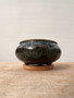 Single Small Squat Glazed Ceramic Pot w/ Feet (C)
