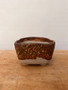 Jerry Garner High-Fired Handmade Pot - ~6"x6"x3.75" JG - 10