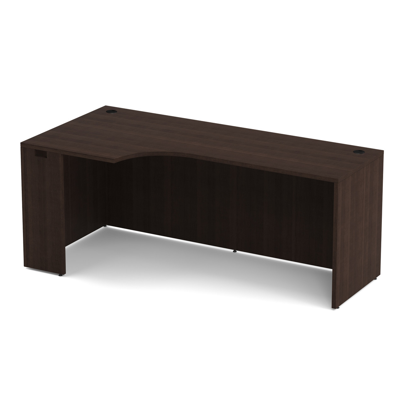 OfficeSource | OS Laminate | Credenza with Left Corner Extension - 71''W - Image 7