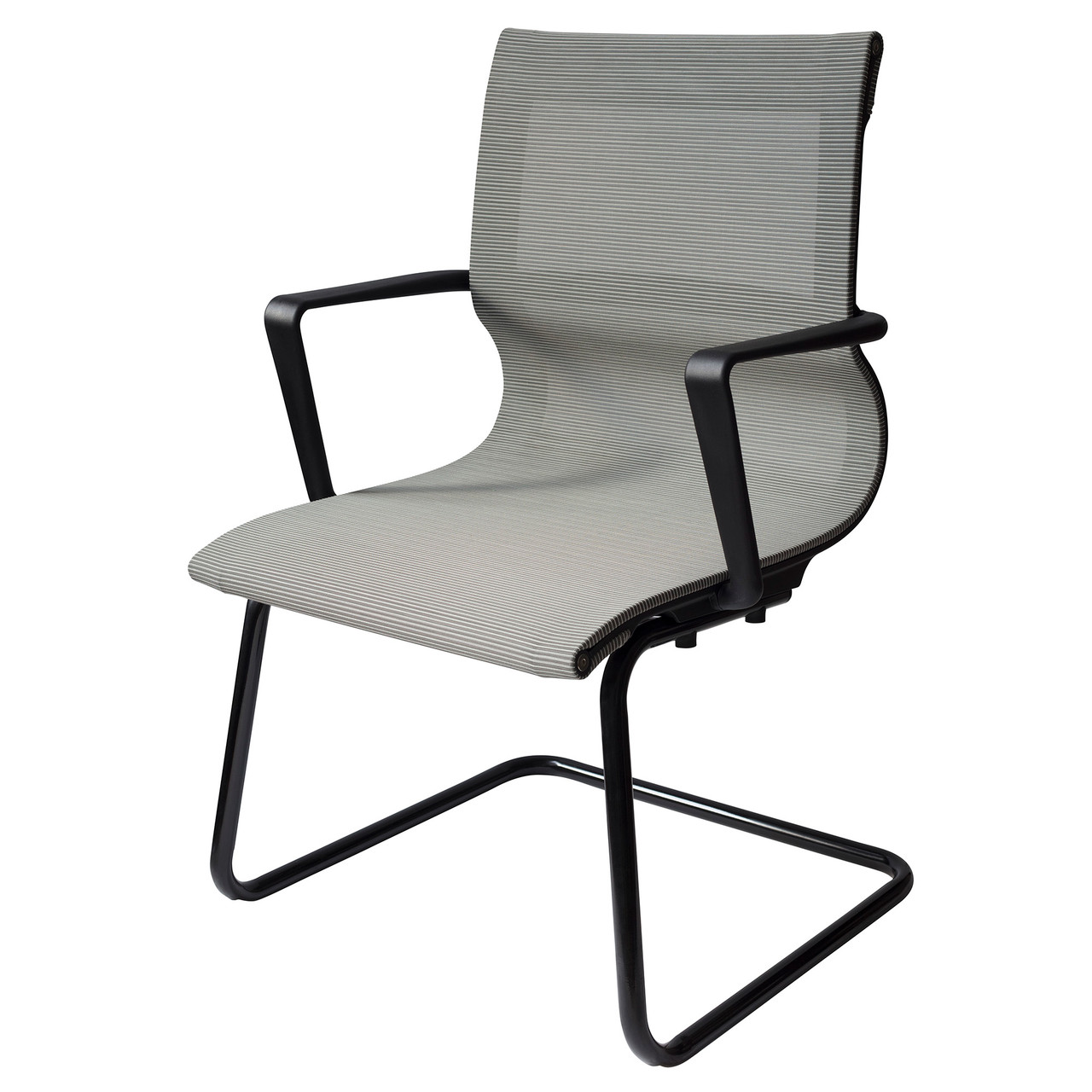 OfficeSource | Franklin Collection | Mesh Guest Chair with Sled Base - Image 4