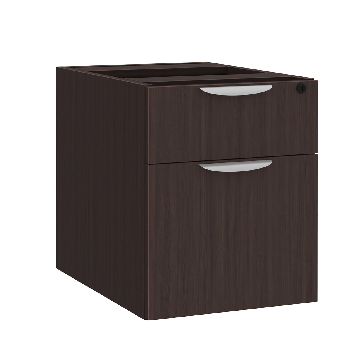 OfficeSource OS Laminate Collection 2 Drawer Hanging Pedestal - Box/File - Image 9