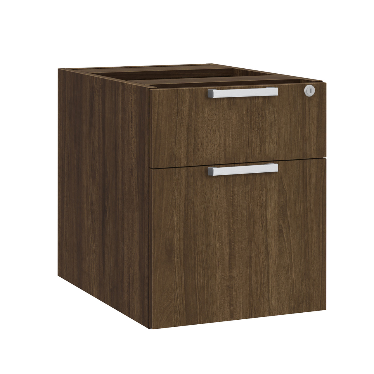 OfficeSource OS Laminate Collection 2 Drawer Hanging Pedestal - Box/File - Image 7
