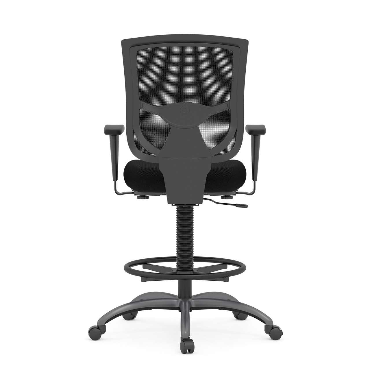 OfficeSource | CoolMesh Pro Collection | Mesh Back Task Stool with
