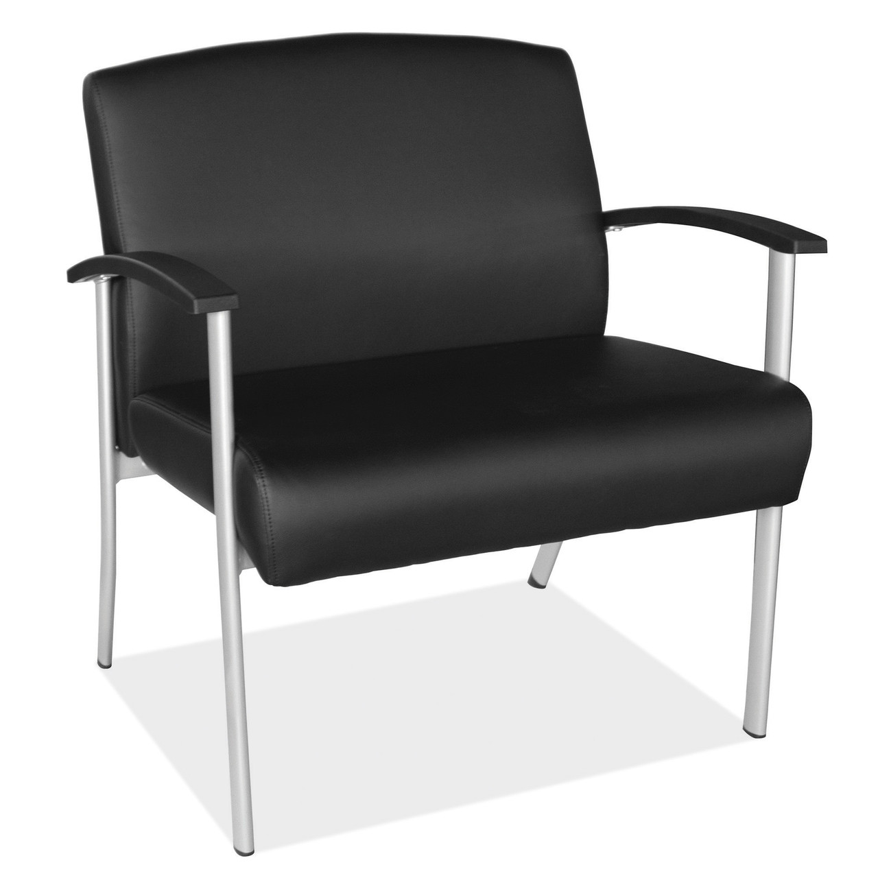 OfficeSource | Big & Tall | Big & Tall Guest Chair with Black