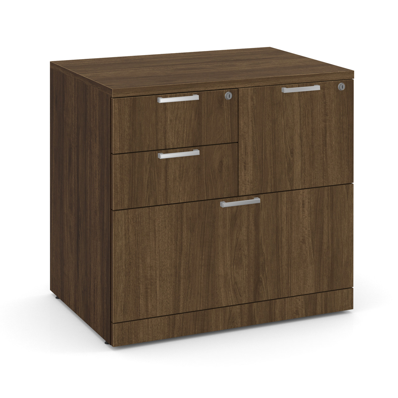 OfficeSource OS Laminate Lateral Files Combo Lateral File Cabinet - Image 7