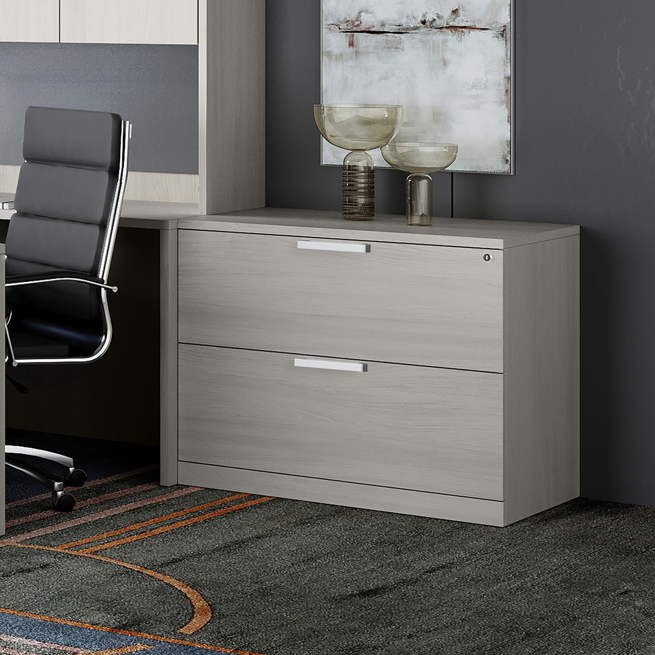 OfficeSource OS Laminate Lateral Files 2 Drawer Lateral File - COE
