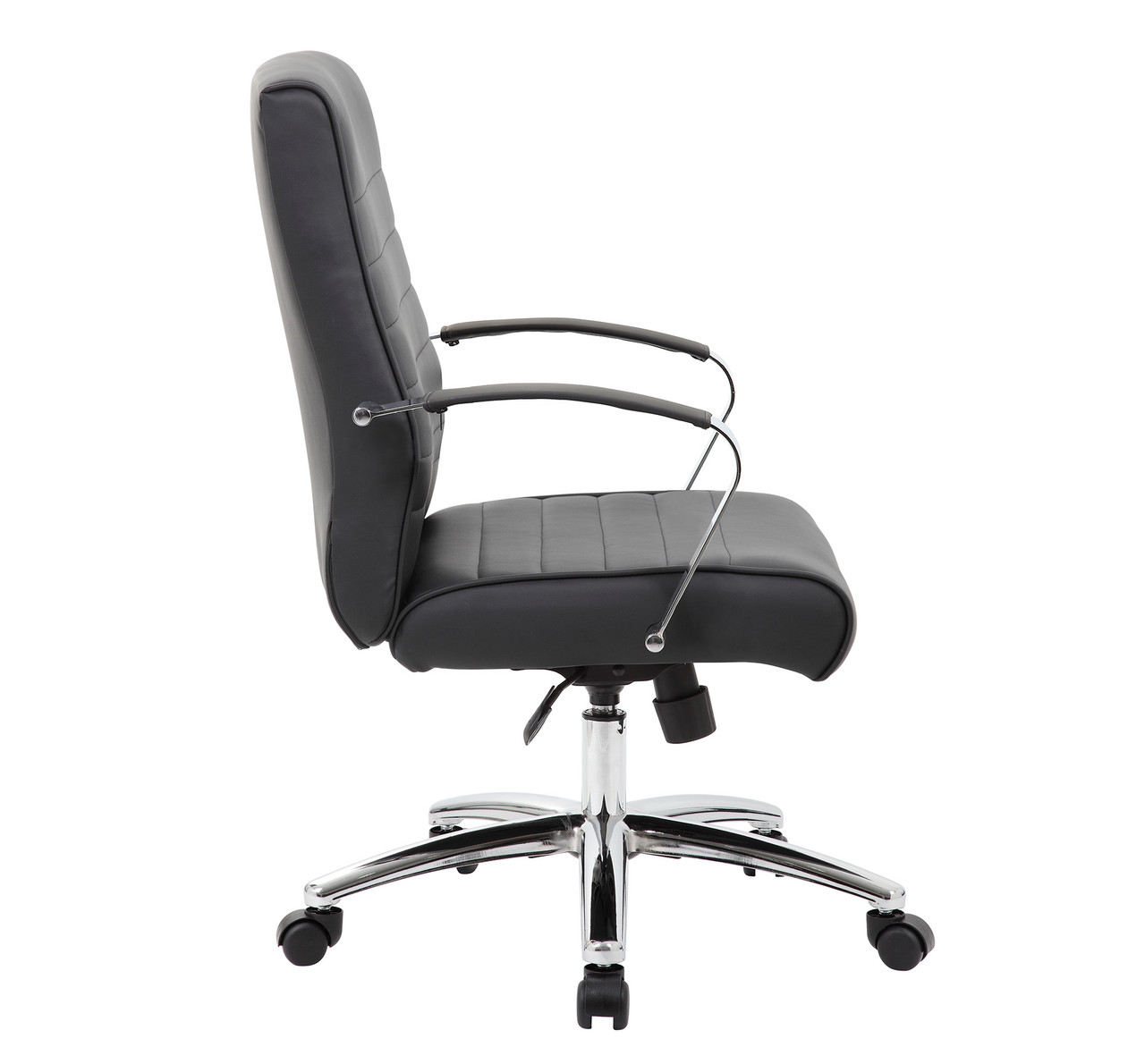 OfficeSource | Studio | Mid Back Chair with Chrome Frame - COE