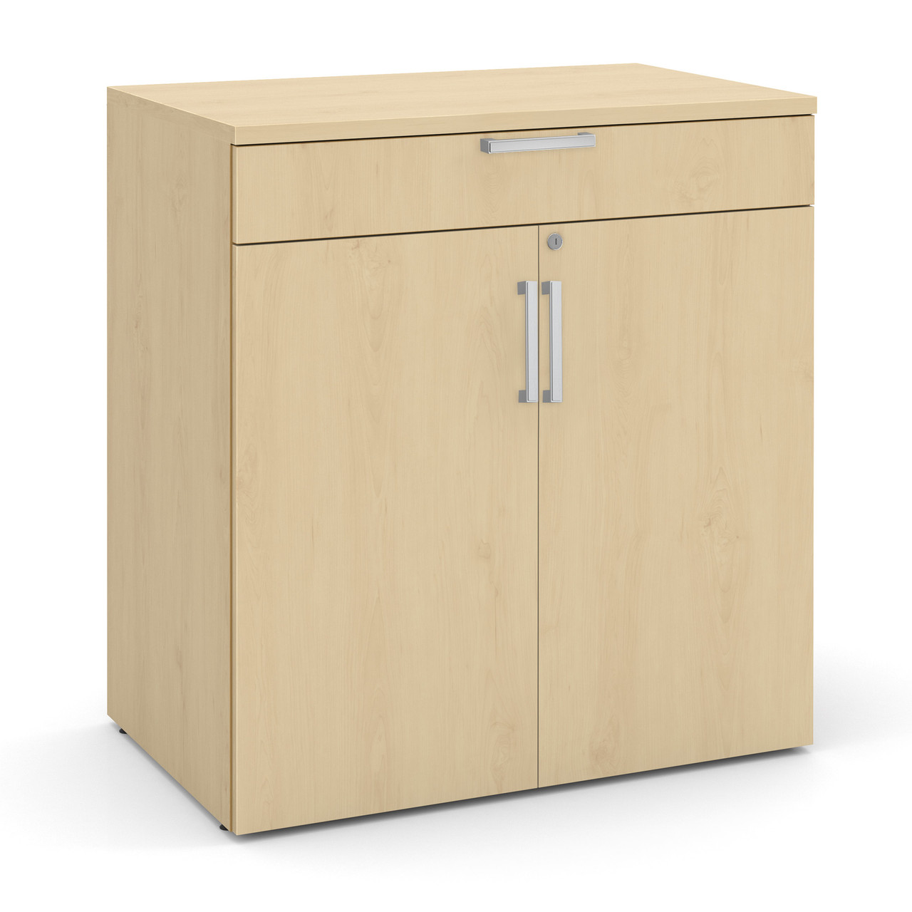 OfficeSource OS Laminate Buffet Credenza with Top Drawer and Doors - Image 6