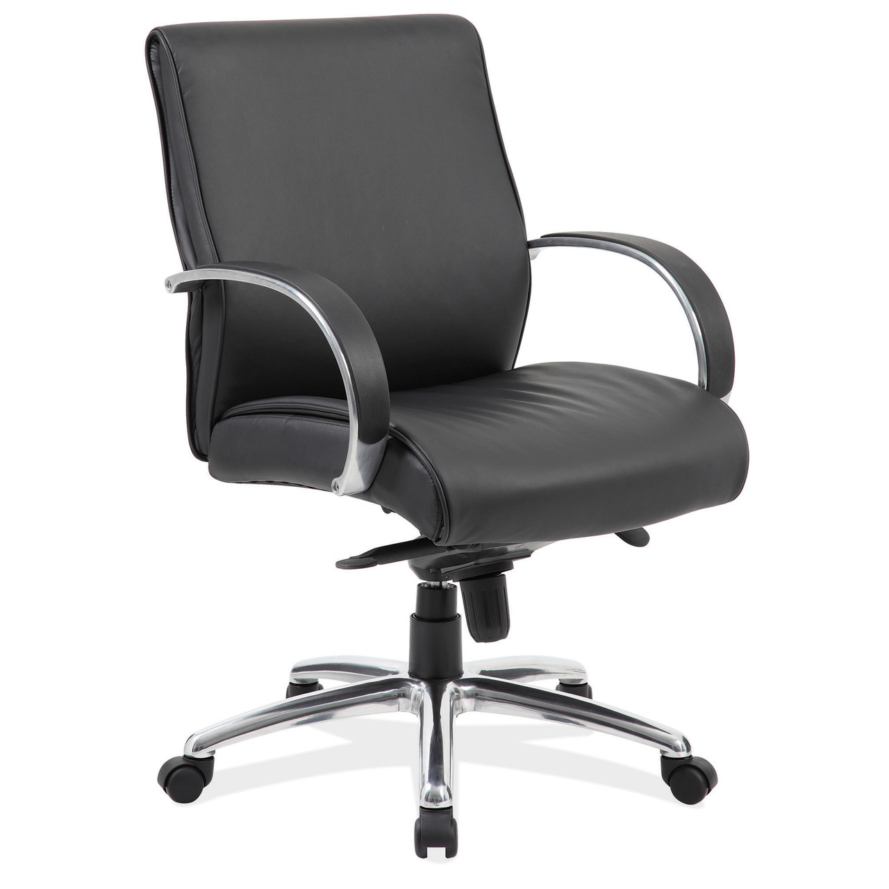 OfficeSource Prestige Executive Mid Back Chair w Chrome Frame Base