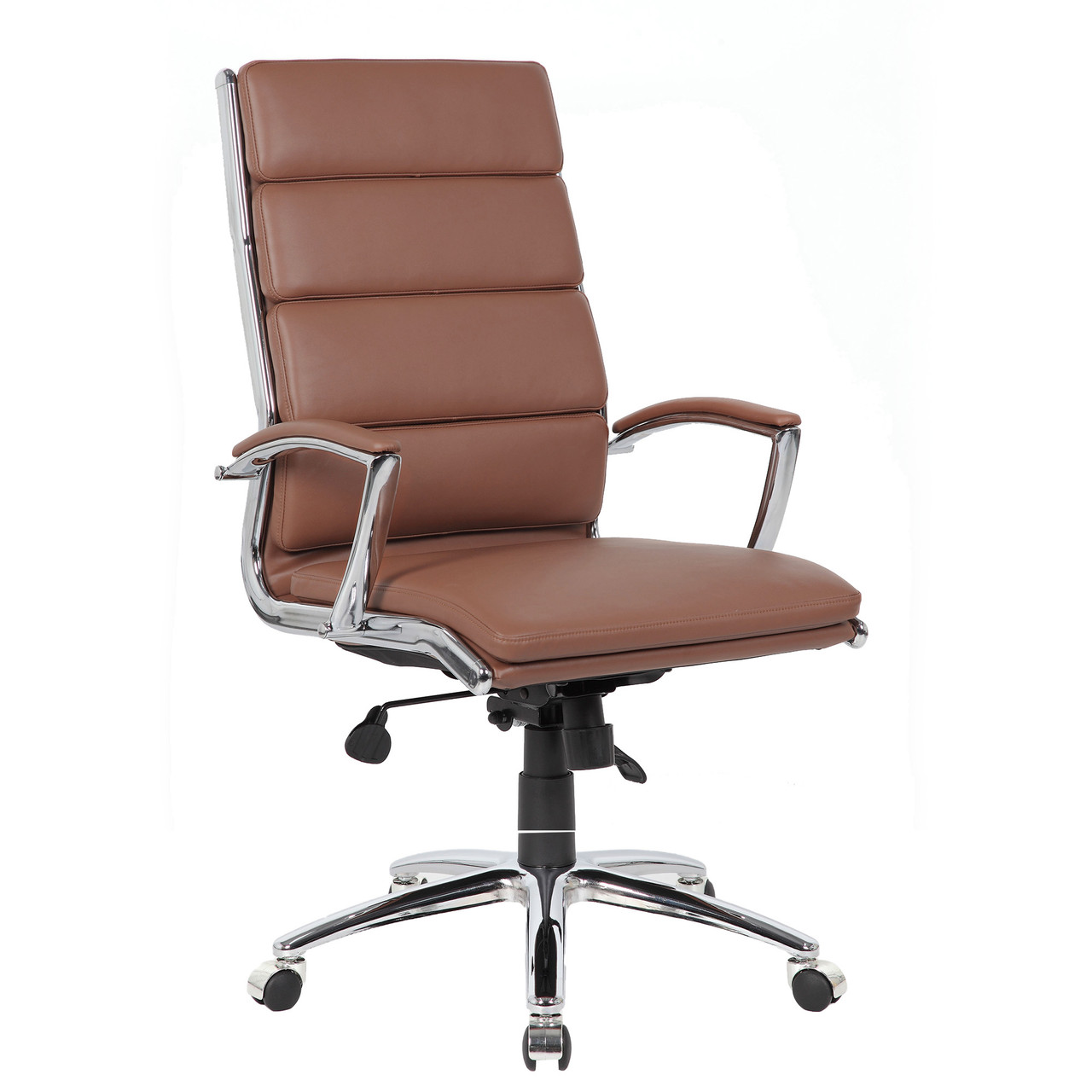 OfficeSource Merak Executive High Back Chair with Chrome Frame