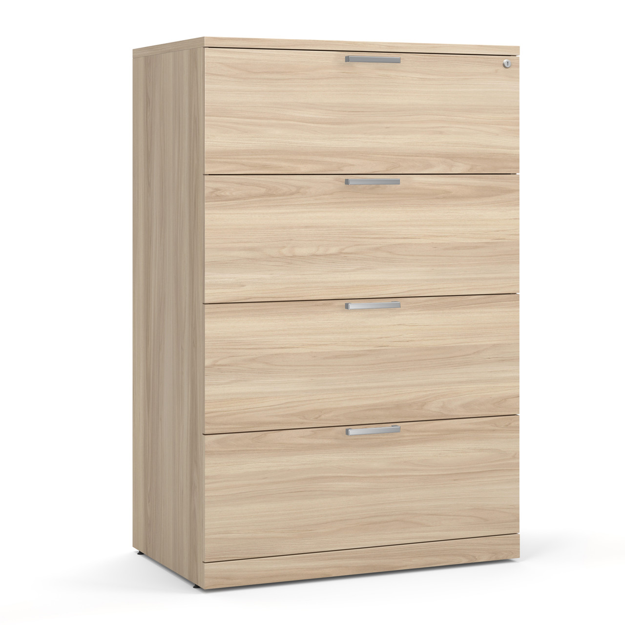 OfficeSource | OS Laminate Lateral Files | 4 Drawer Lateral File Cabinet - Image 9