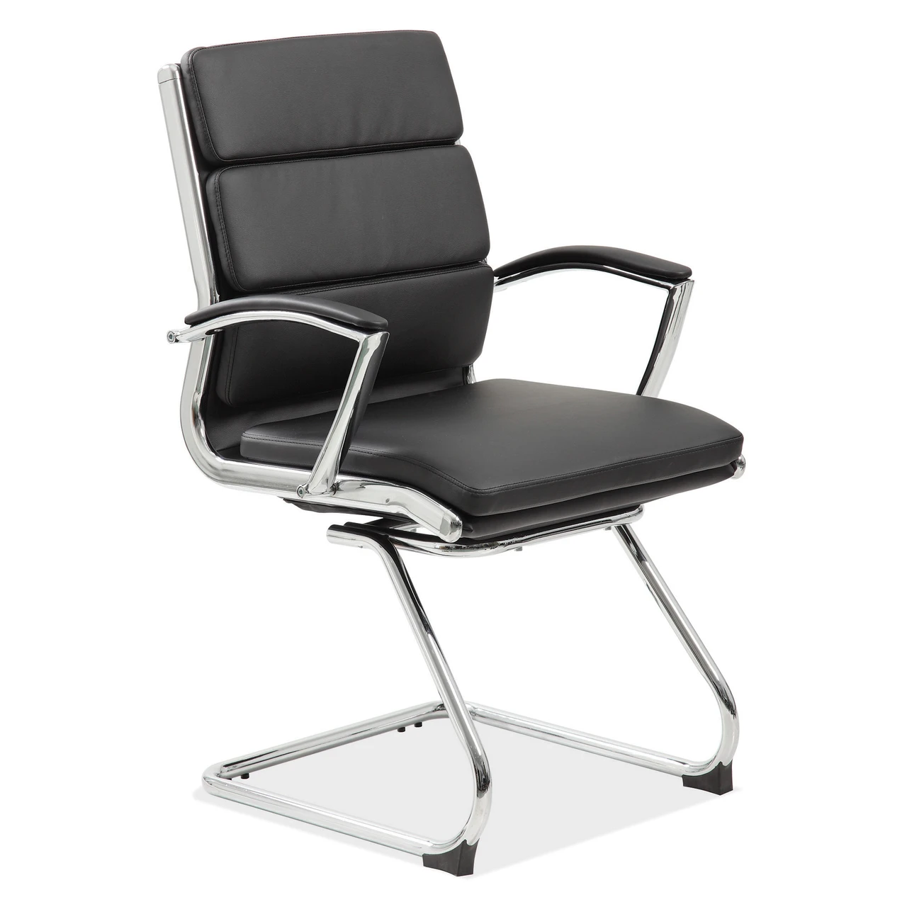 OfficeSource | Merak | Executive Guest Sled Base with Chrome Frame - Image 2
