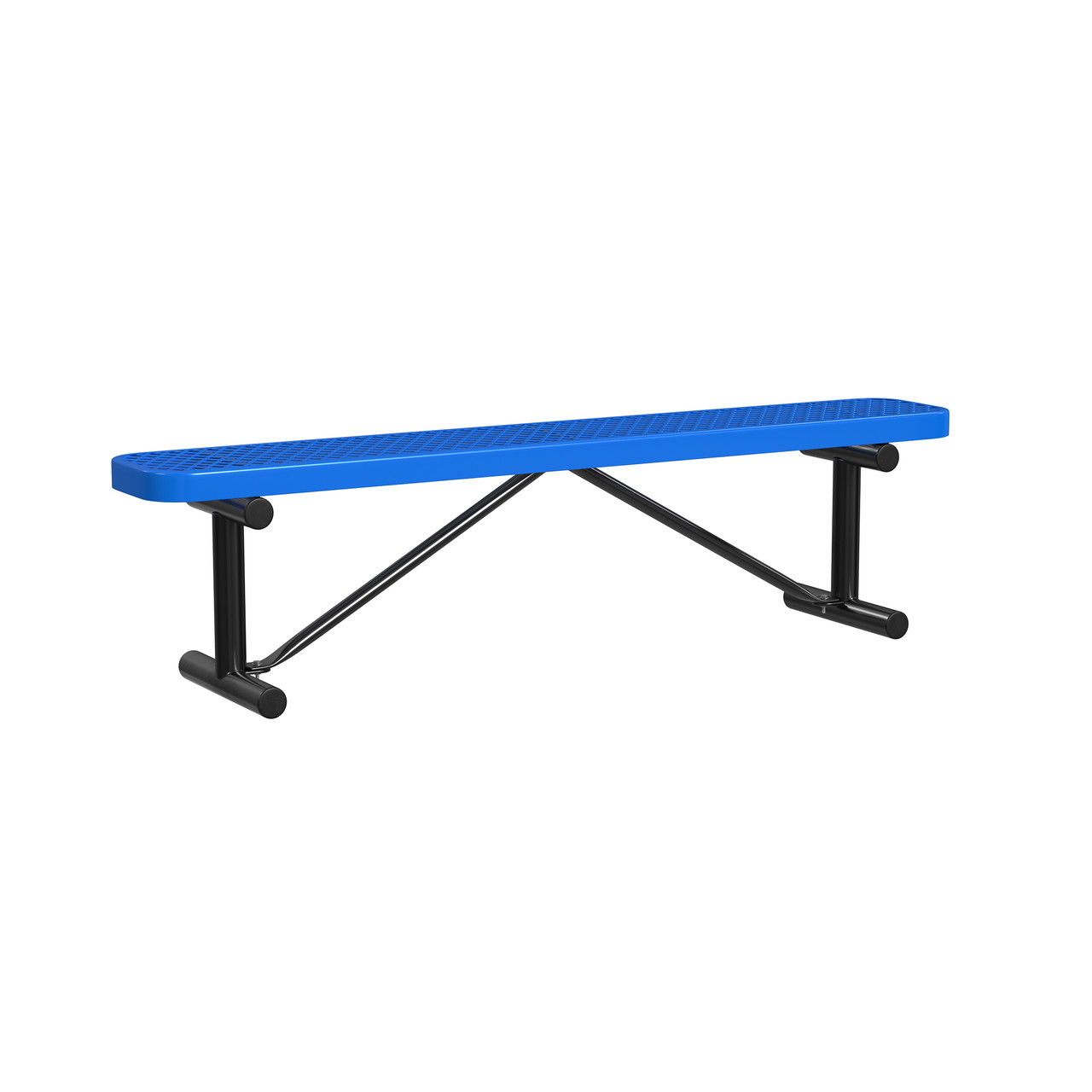 Park Collection 6' Standard Expanded Backless Bench - Image 3