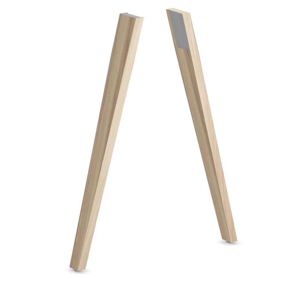 OfficeSource | OS Conference/Multi-Purpose | Oblique Wood Legs - Image 6