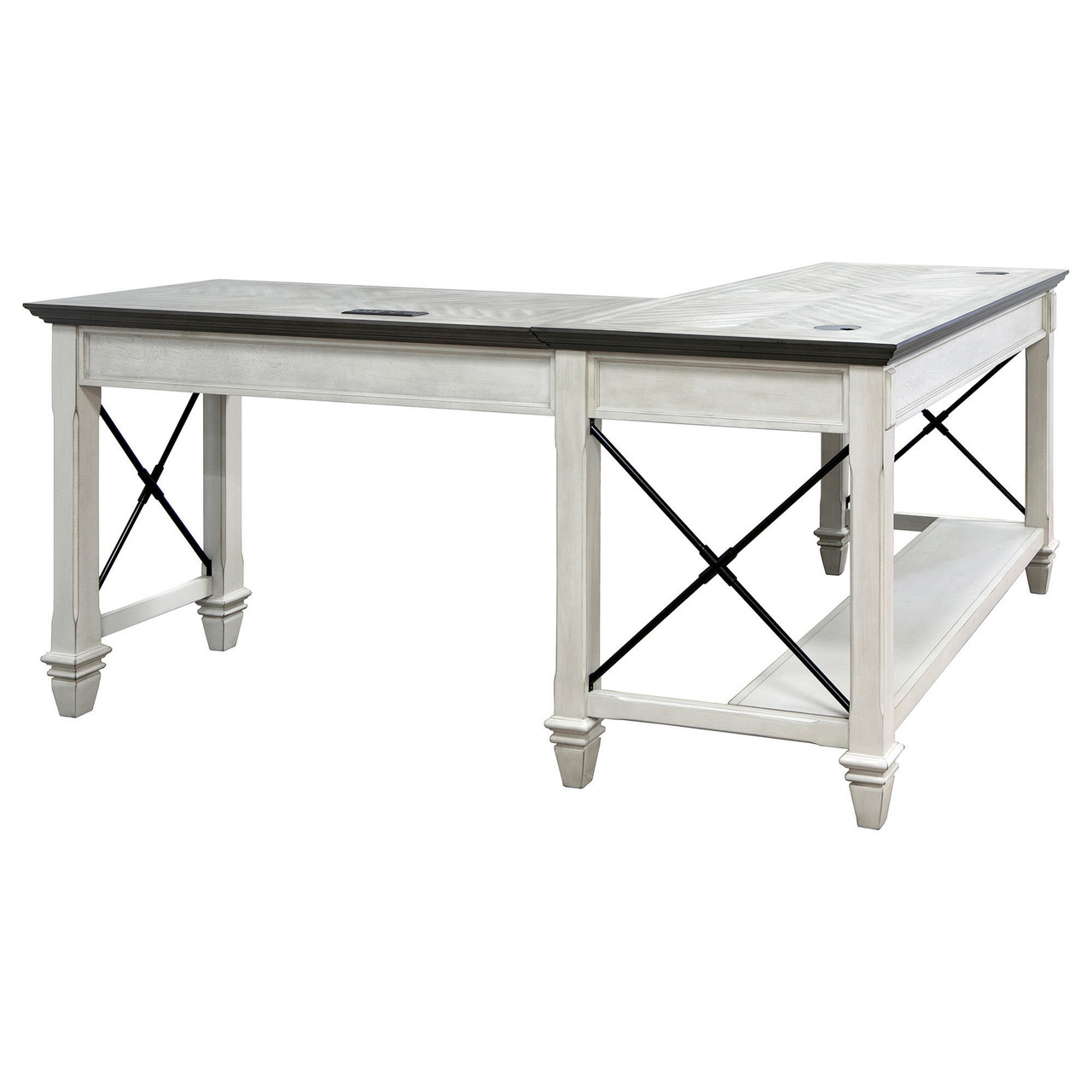 OfficeSource | Refined | Right Return Open Desk - Image 4