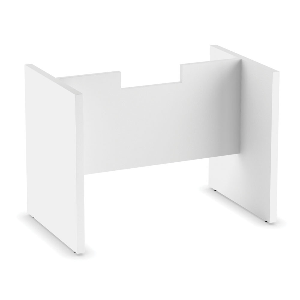 OfficeSource OS Conference Tables Slab Base with Modesty Panel - Image 8