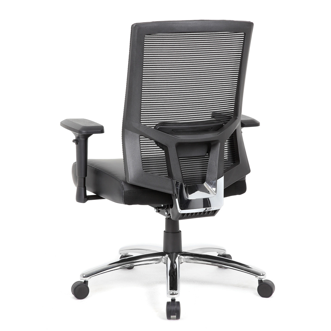 Office Factor Black Mesh High Back Executive Office Chair, Adjustable