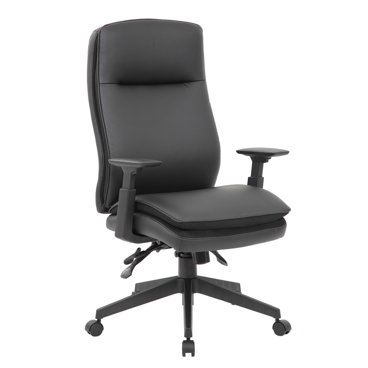 Office Source Lattice Mesh Chair with Thick Padded Seat 05AC2QHMF