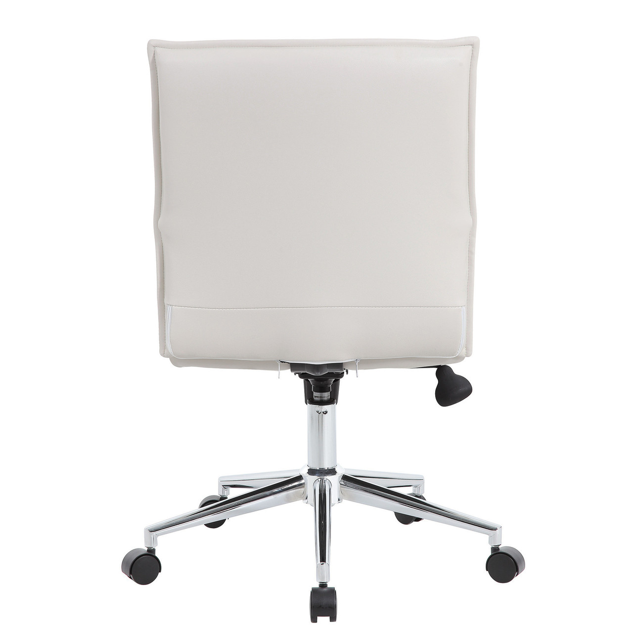 OfficeSource Ridge Executive Mid Back Armless Ribbed Back