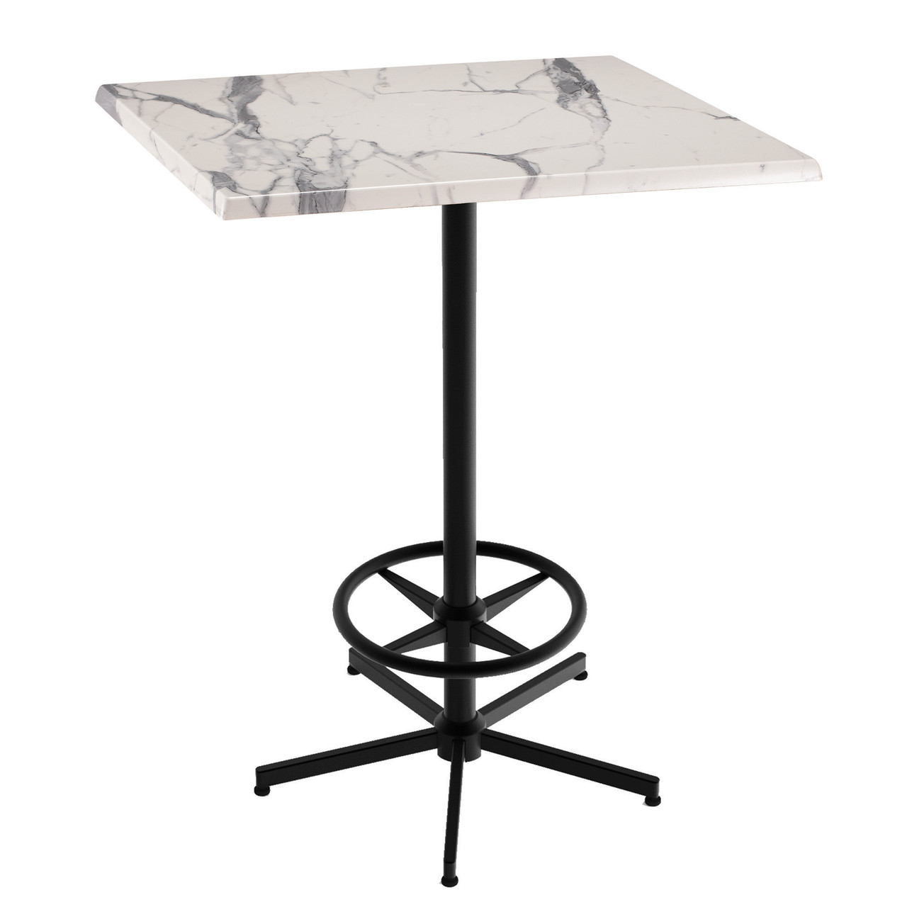 OfficeSource | Robust Collection | Outdoor Cafe Height X Table Base with Footring - Image 5
