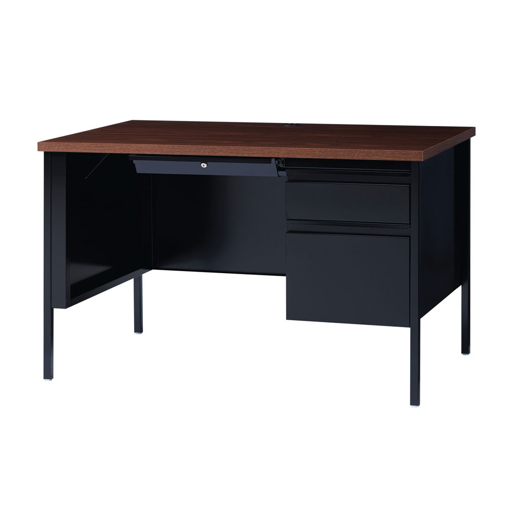 OfficeSource | Raleigh | 45"W Single Right Pedestal Desk - Image 3