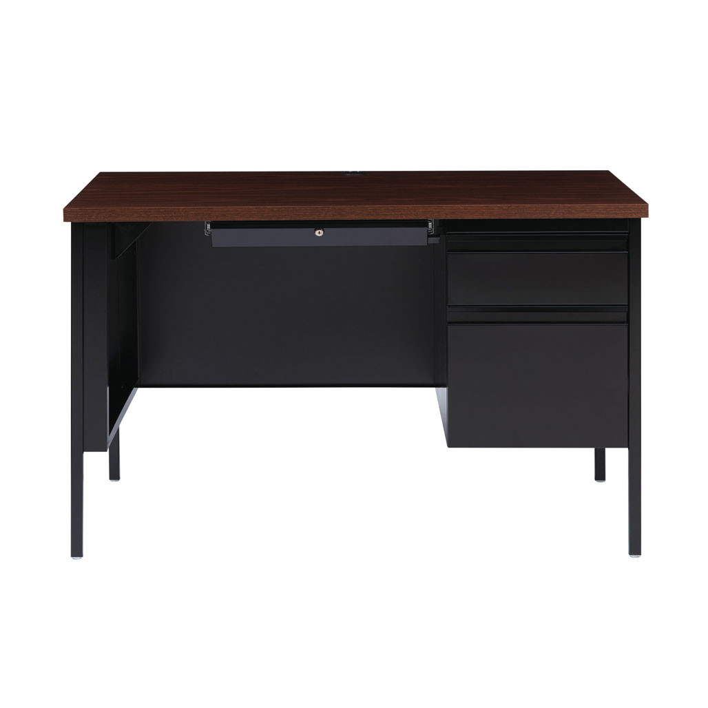 OfficeSource | Raleigh | 45"W Single Right Pedestal Desk - Image 5