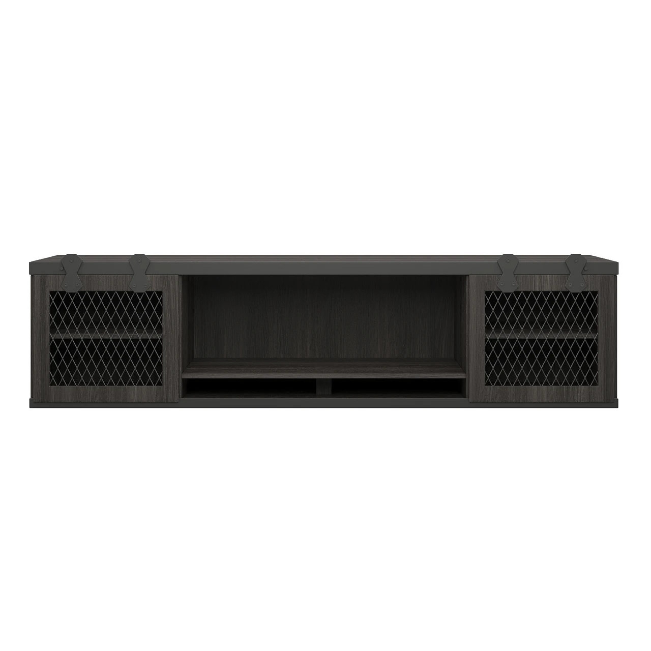 OfficeSource | Palisades | Wall Mounted Hutch with Sliding Doors