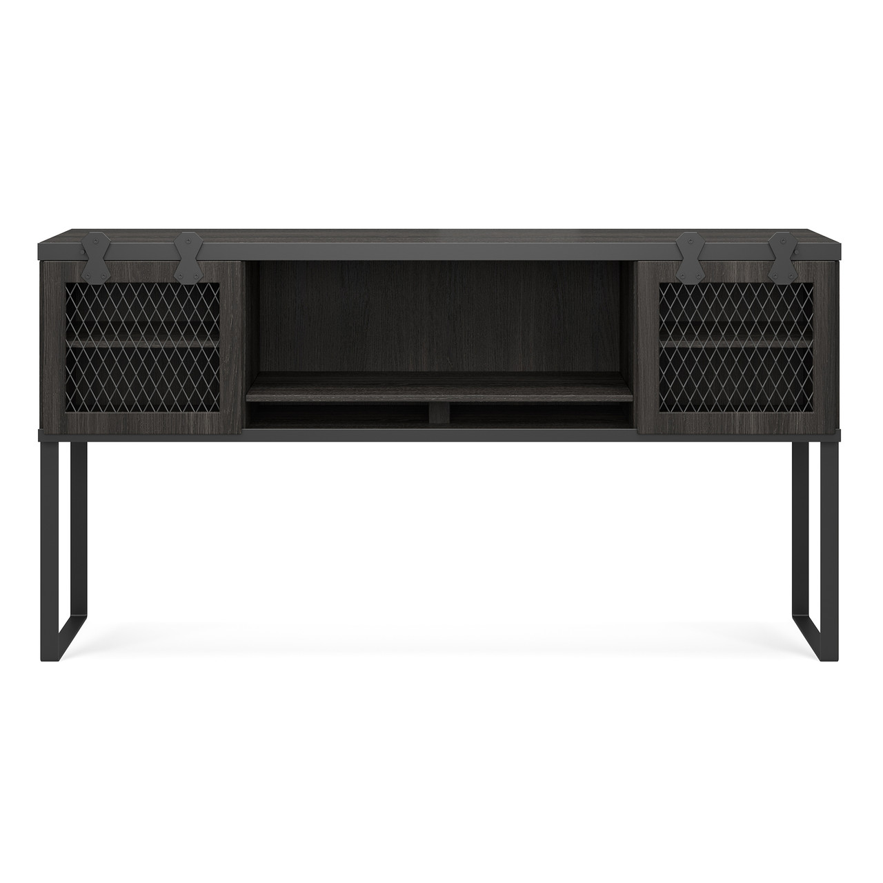 OfficeSource | Palisades | Hutch with Supports & Sliding Doors - Image 2