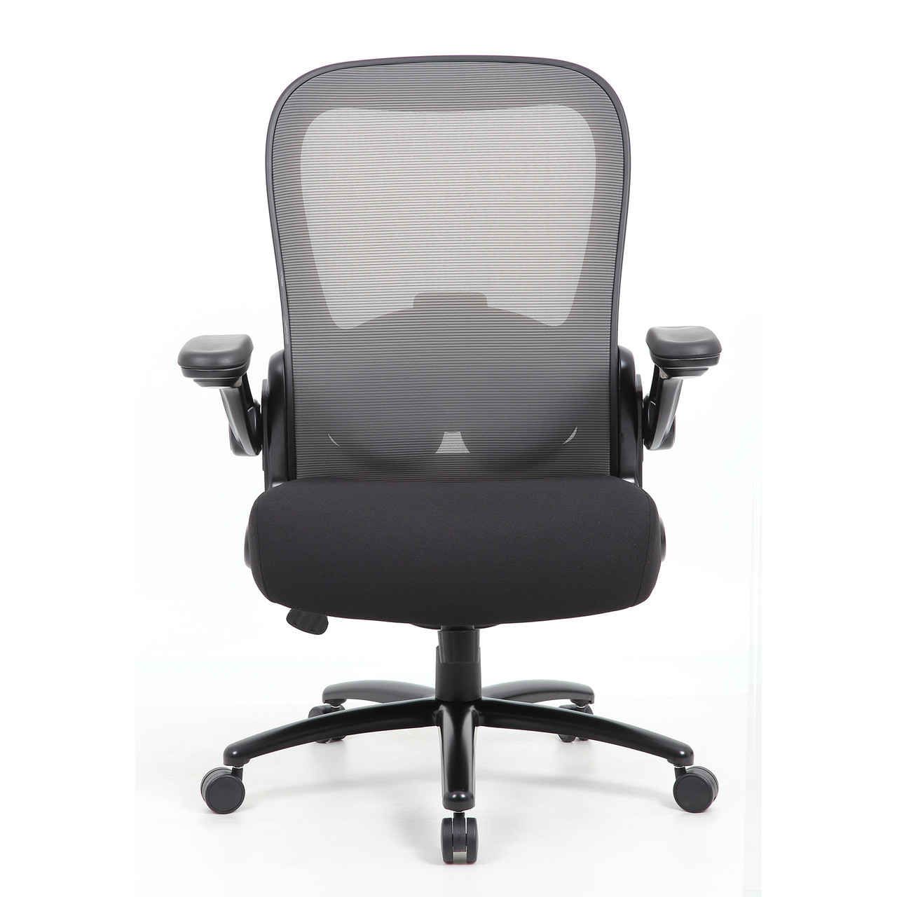 OfficeSource | Ryde | Big & Tall High Back Mesh Task Chair with Flip Arm - Image 7