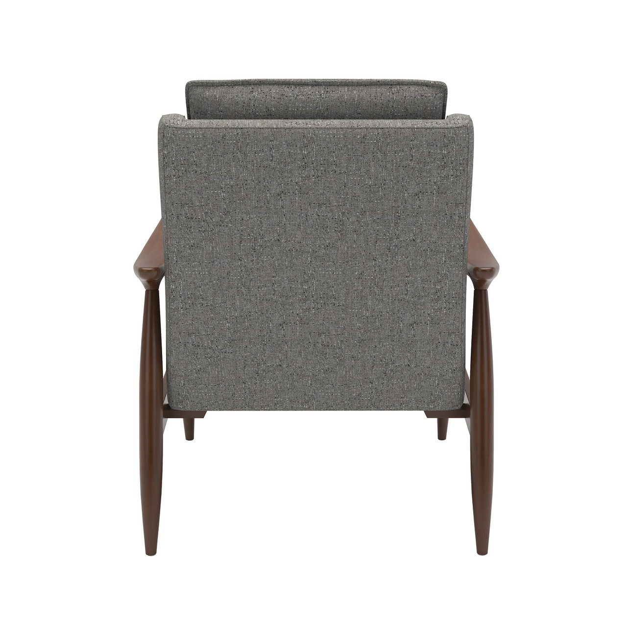 OfficeSource Mira Wood Arm Upholstered Lounge Chair - OfficeSource