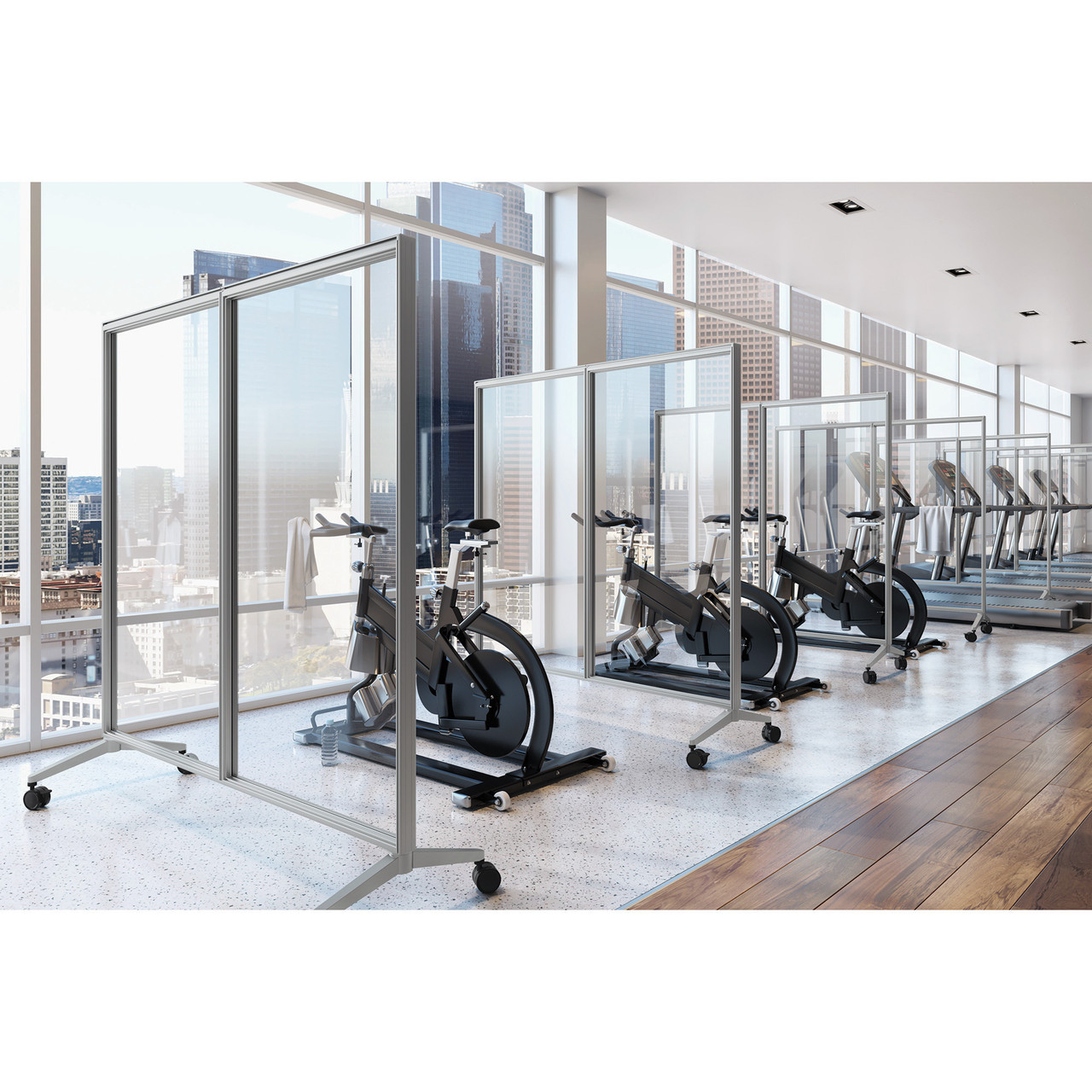 OfficeSource | Spry Mobile Acrylic Board | 36" X 72" Panel - Full Clear Acrylic - Image 2