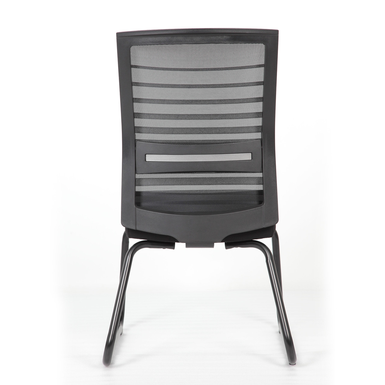 OfficeSource | Interchangeable | Black Mesh Back Guest Chair with Sled Base - Image 4
