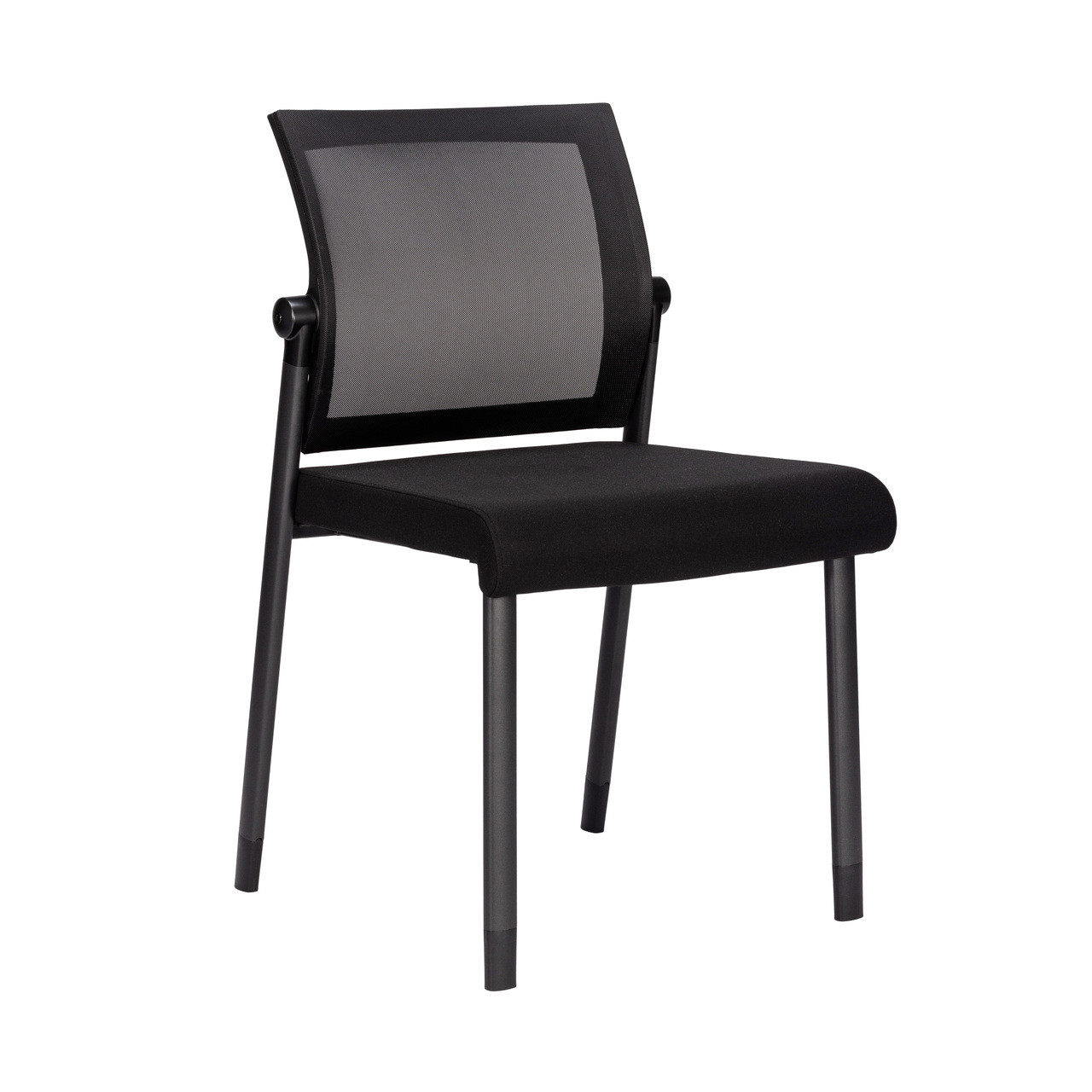 OfficeSource Oslo Mesh Back Armless Stacking Guest Chair with