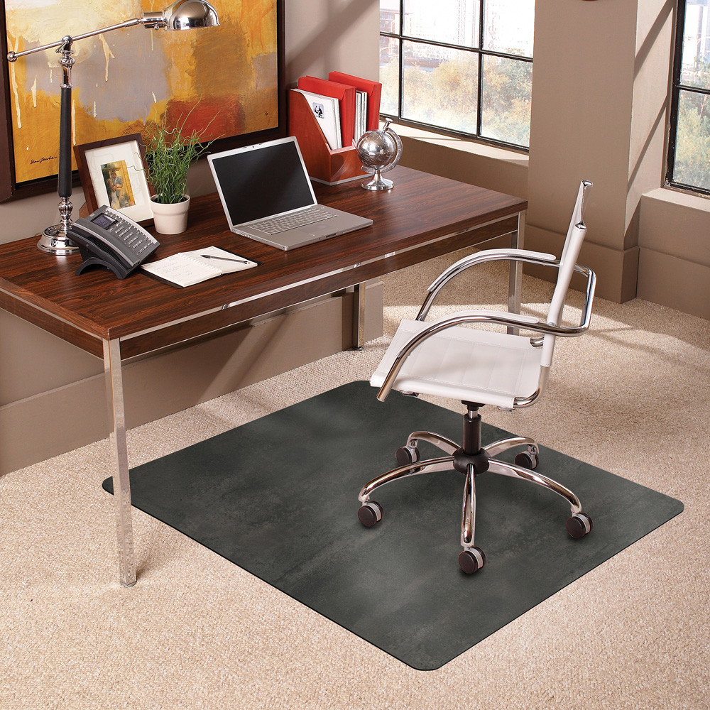 OfficeSource by ES Robbins | Trendsetter Designer Chair Mats | Rectangular Chairmat for Medium Pile Carpet - Image 6