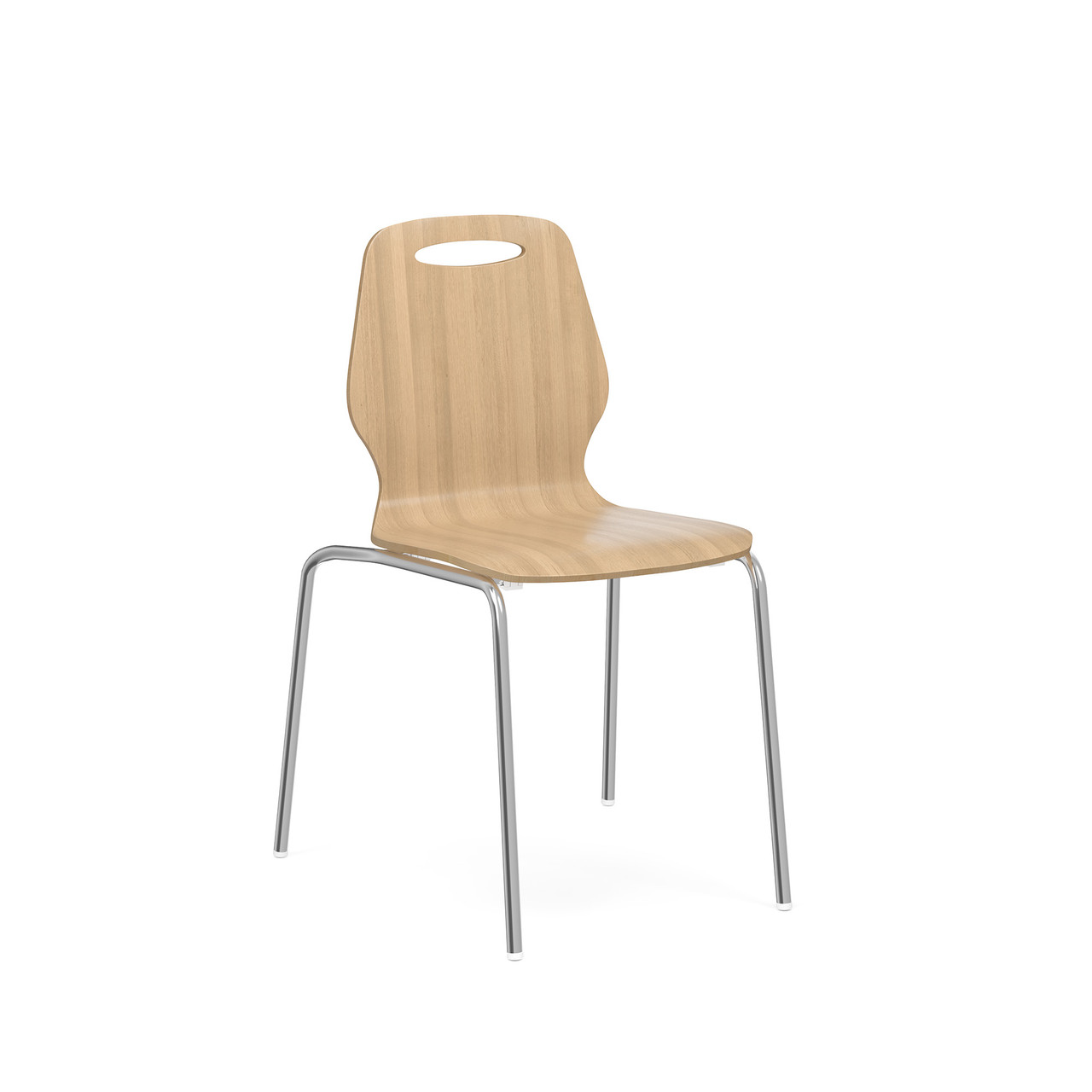 OfficeSource | Shay | Hourglass Bentwood Standard Height Café Chair - Set of 2 - Image 4