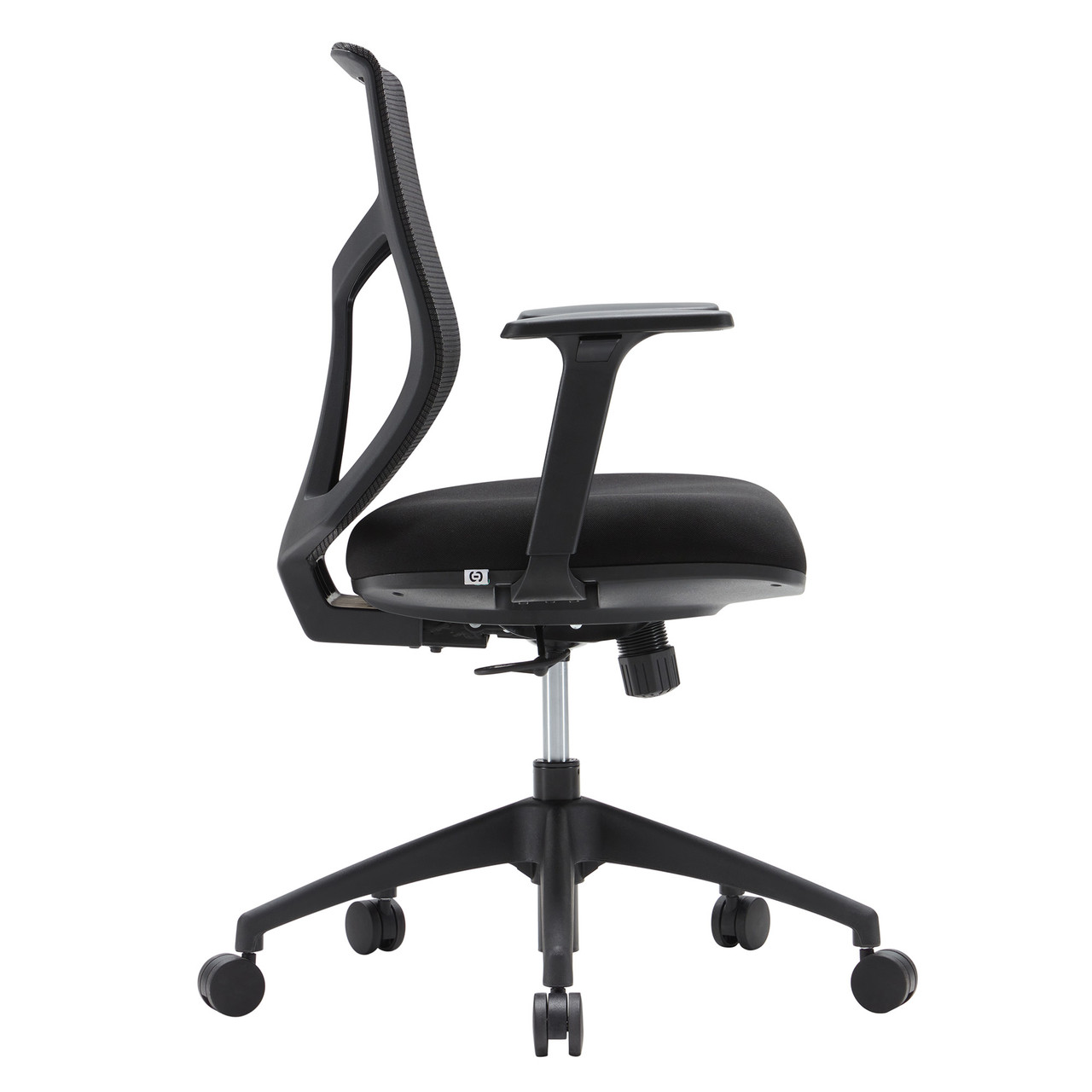 OfficeSource Starlight Mid Back Basic Task Chair with Black Frame - Image 8