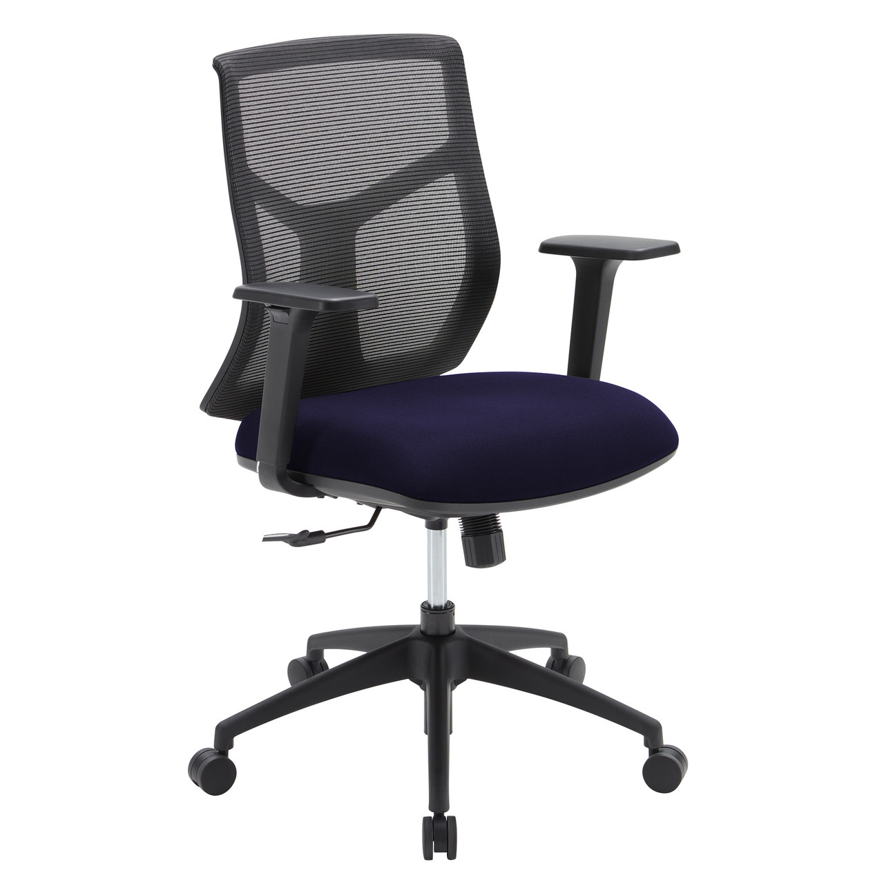 OfficeSource Starlight Mid Back Basic Task Chair with Black Frame - Image 3