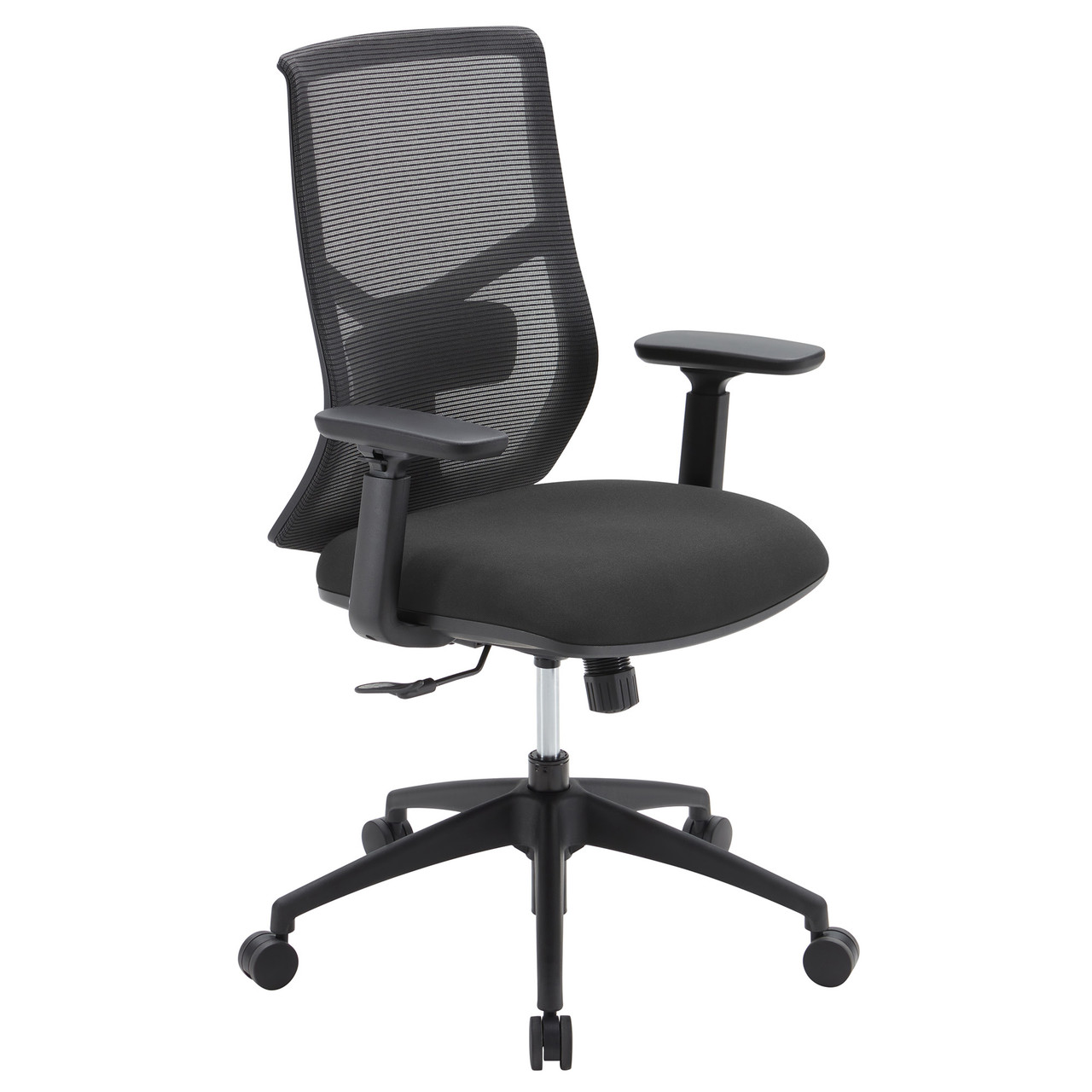 OfficeSource Starlight High Back Basic Task Chair with Black Frame - Image 2