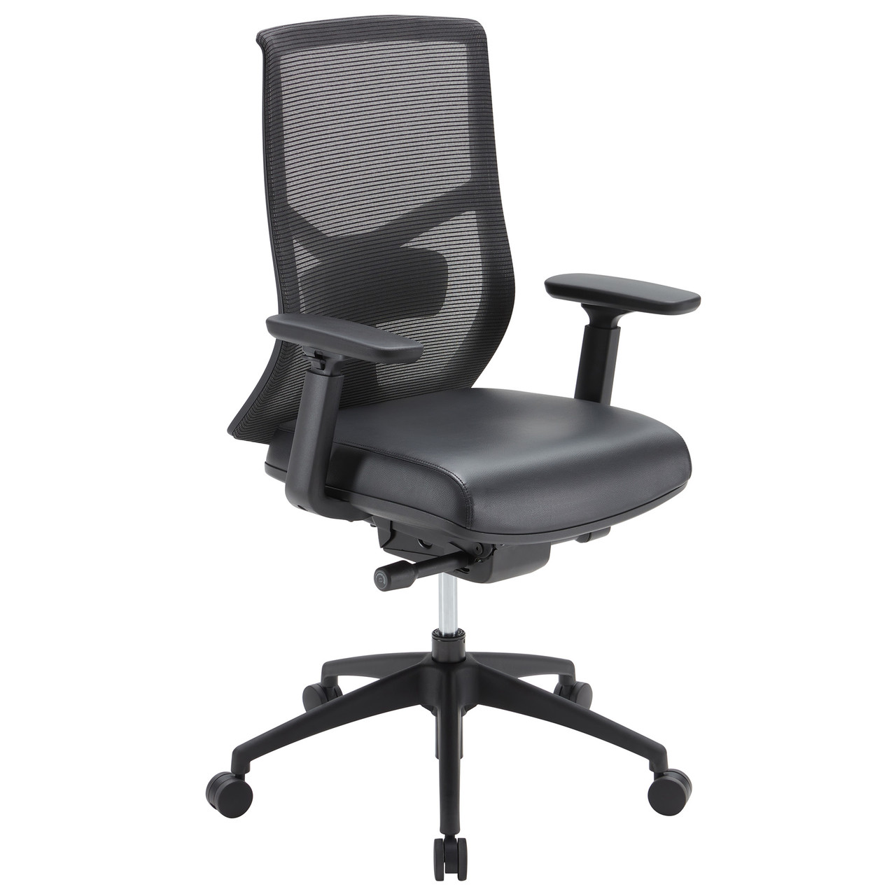 OfficeSource Starlight High Back Max Task Chair with Black Frame and Seat Slider - Image 7