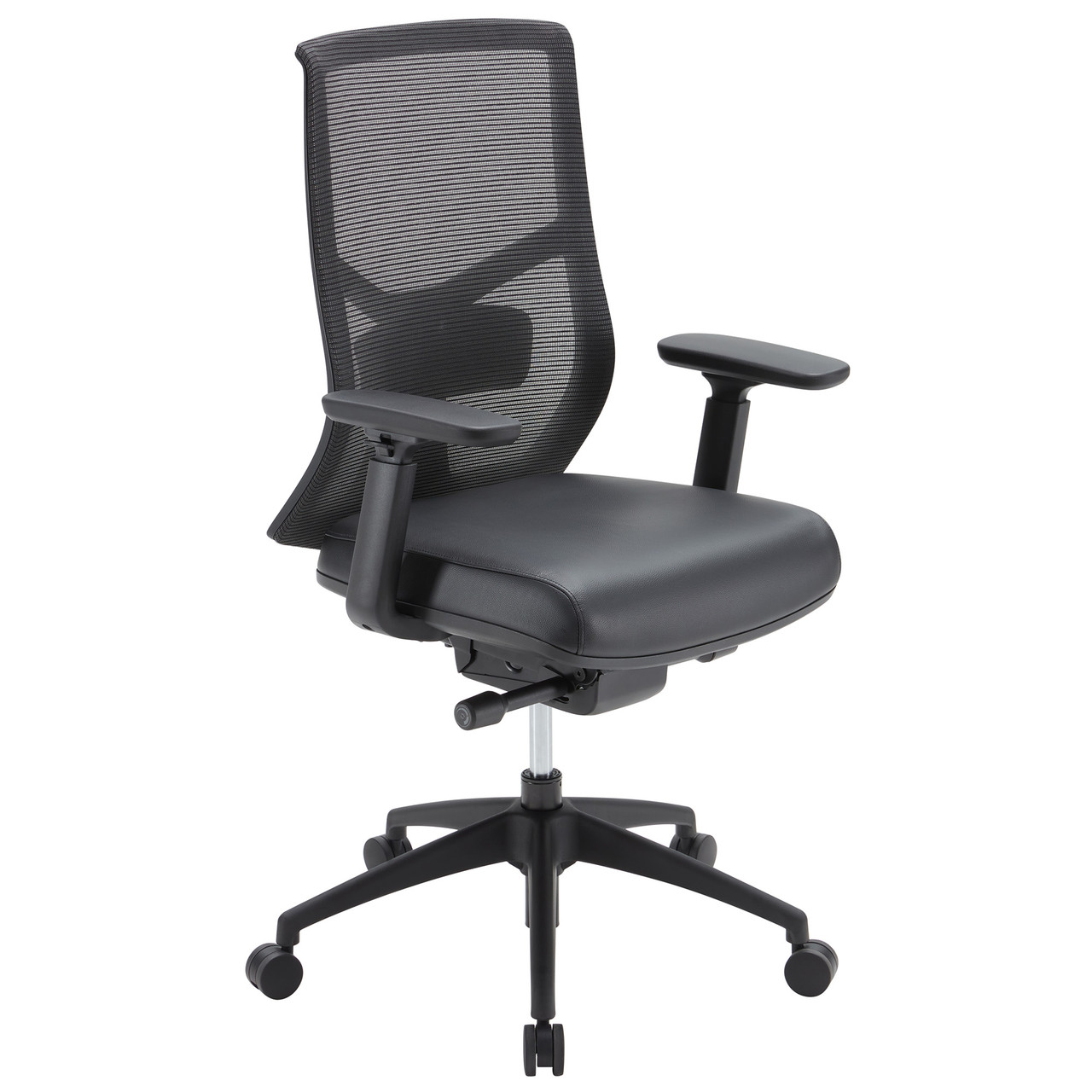 OfficeSource Starlight High Back Max Task Chair with Black Frame and Seat Slider - Image 6