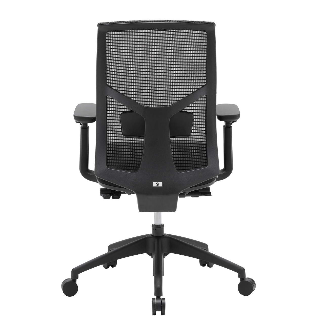 OfficeSource Starlight High Back Luxe Task Chair with Black Frame and Seat Slider - Image 9