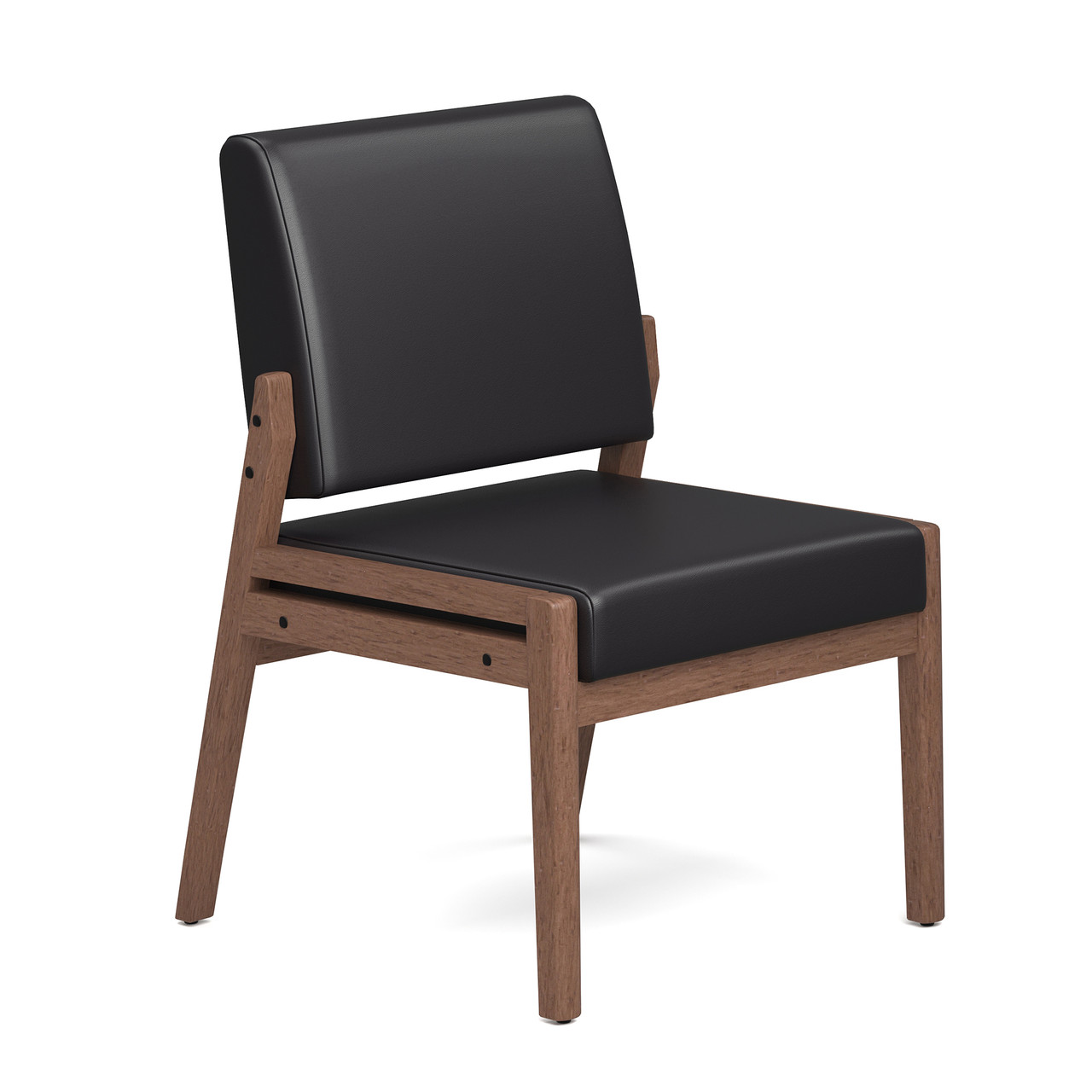 OfficeSource Aiden Single Seat with Half Arm - Image 4