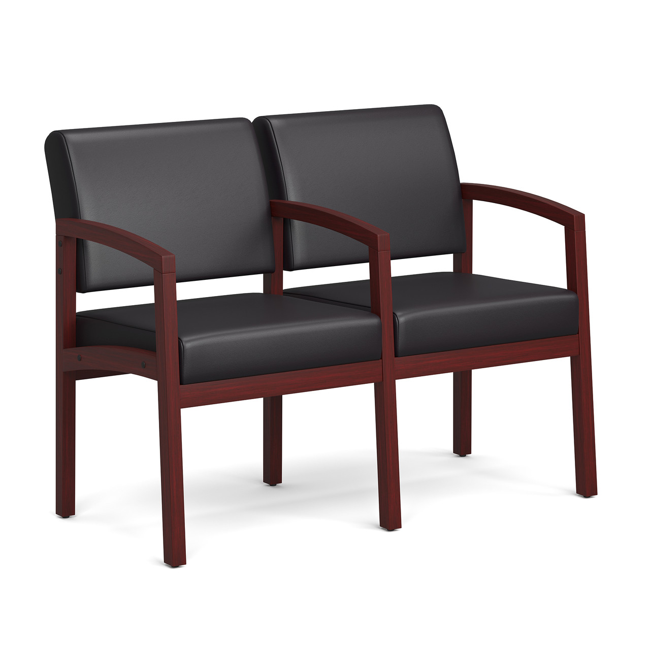 OfficeSource Baker 2-Seater with Full Arm - Image 6