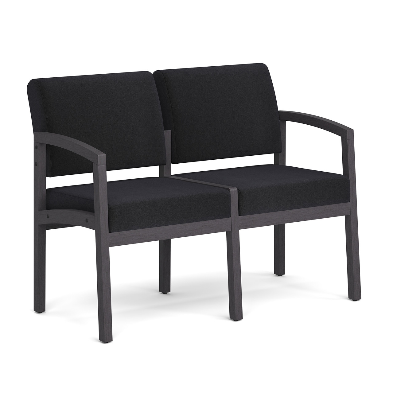 OfficeSource Baker 2-Seater with Half Arm - Image 3